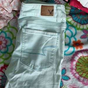 american eagle cropped jeggings